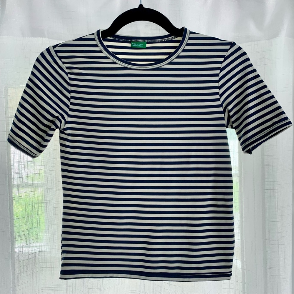 Vintage United Colors of Benetton Striped T-Shirt